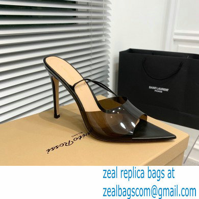 Gianvito Rossi Heel 8cm/10.5cm SKYE Sandals Black 2023 - Click Image to Close