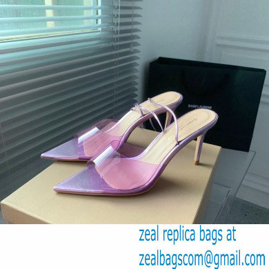 Gianvito Rossi Heel 8cm/10.5cm SKYE Sandals Purple 2023 - Click Image to Close