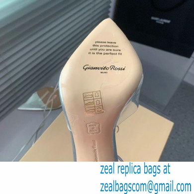 Gianvito Rossi Heel 8cm/10.5cm SKYE Sandals Silver 2023