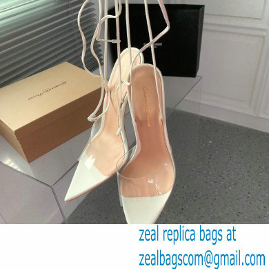 Gianvito Rossi Heel 8cm/10.5cm SKYE Sandals White 2023