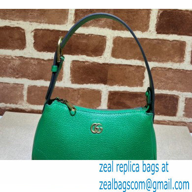 Gucci Aphrodite shoulder bag with Double G 739076 leather Green