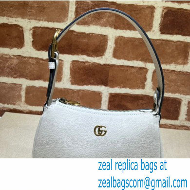 Gucci Aphrodite shoulder bag with Double G 739076 leather White