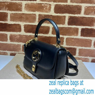 Gucci Blondie top-handle bag 735101 in Leather Black 2023