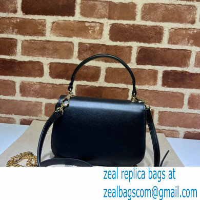 Gucci Blondie top-handle bag 735101 in Leather Black 2023