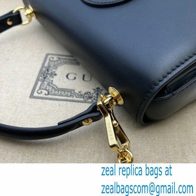 Gucci Blondie top-handle bag 735101 in Leather Black 2023