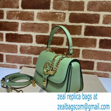 Gucci Blondie top-handle bag 735101 in Leather Light Green 2023