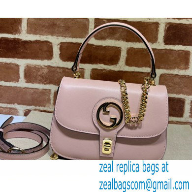 Gucci Blondie top-handle bag 735101 in Leather Light Pink 2023