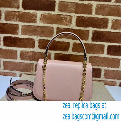 Gucci Blondie top-handle bag 735101 in Leather Light Pink 2023