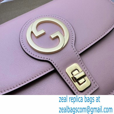 Gucci Blondie top-handle bag 735101 in Leather Light Pink 2023