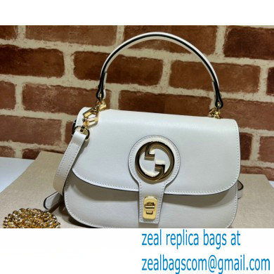 Gucci Blondie top-handle bag 735101 in Leather White 2023