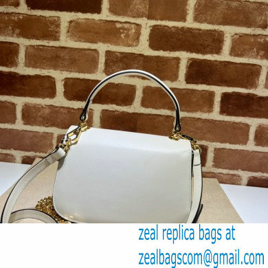 Gucci Blondie top-handle bag 735101 in Leather White 2023