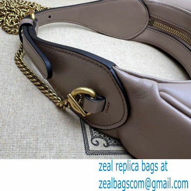 Gucci GG Marmont half-moon-shaped mini bag 699514 Nude 2022