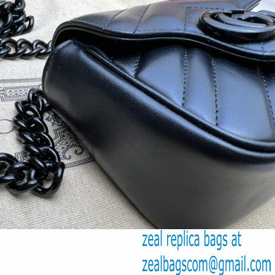 Gucci GG Marmont matelasse belt bag 739599 Black 2023