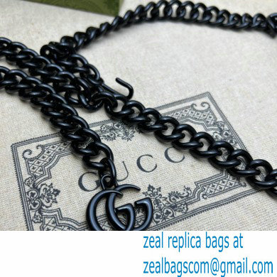 Gucci GG Marmont matelasse belt bag 739599 Black 2023