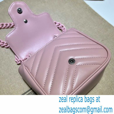 Gucci GG Marmont matelasse belt bag 739599 Pink 2023