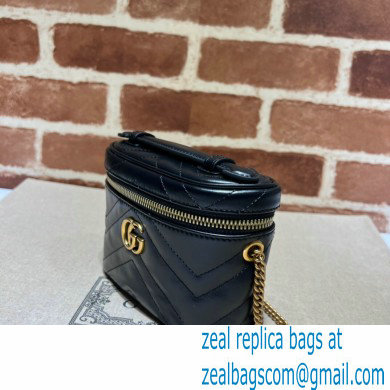 Gucci GG Marmont mini shoulder bag 699515 Black 2023