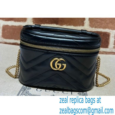 Gucci GG Marmont mini shoulder bag 699515 Black 2023