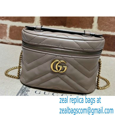 Gucci GG Marmont mini shoulder bag 699515 Nude 2023