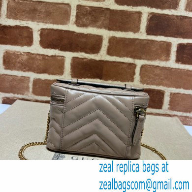 Gucci GG Marmont mini shoulder bag 699515 Nude 2023
