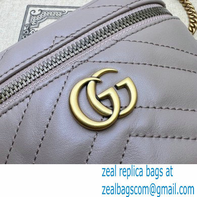 Gucci GG Marmont mini shoulder bag 699515 Nude 2023