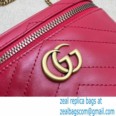 Gucci GG Marmont mini shoulder bag 699515 Red 2023