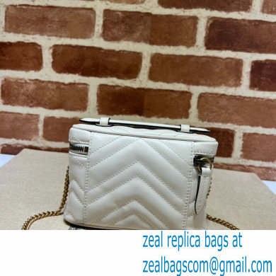 Gucci GG Marmont mini shoulder bag 699515 White 2023