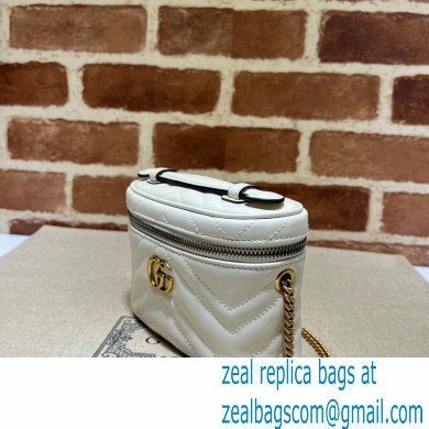 Gucci GG Marmont mini shoulder bag 699515 White 2023