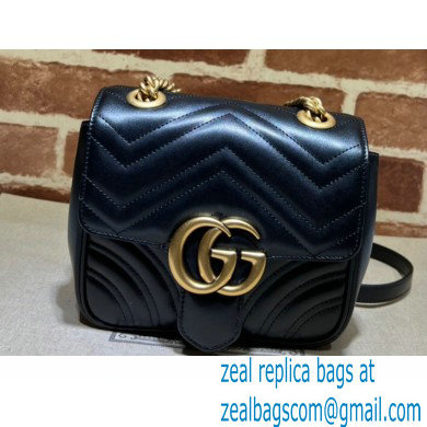 Gucci GG Marmont mini shoulder bag 739682 Black 2023