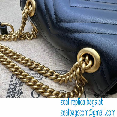 Gucci GG Marmont mini shoulder bag 739682 Black 2023