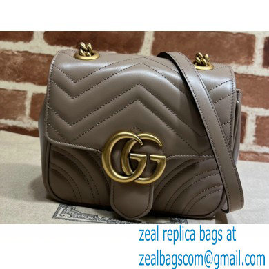 Gucci GG Marmont mini shoulder bag 739682 Nude 2023
