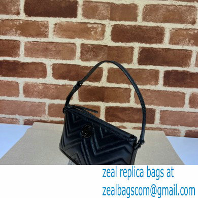 Gucci GG Marmont shoulder bag 739166 Black 2023