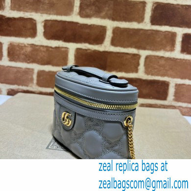 Gucci GG Matelasse top handle mini bag 723770 Gray 2023