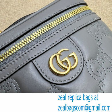 Gucci GG Matelasse top handle mini bag 723770 Gray 2023