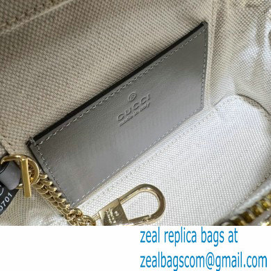 Gucci GG Matelasse top handle mini bag 723770 Gray 2023