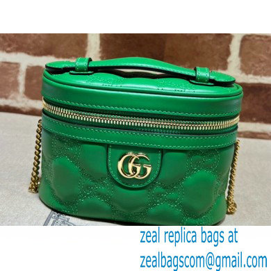 Gucci GG Matelasse top handle mini bag 723770 Green 2023