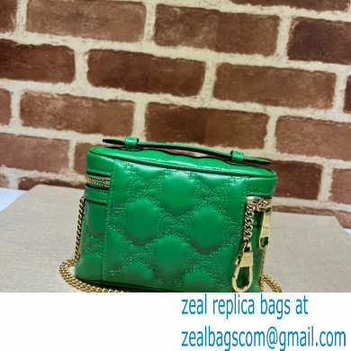 Gucci GG Matelasse top handle mini bag 723770 Green 2023