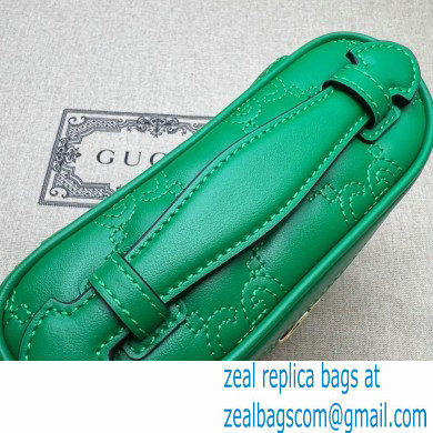 Gucci GG Matelasse top handle mini bag 723770 Green 2023