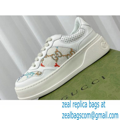 Gucci GG lace-up Women/Men Chunky sneakers 02 2023
