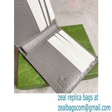 Gucci Wallet with cut-out Interlocking G 701420 Gray 2023 - Click Image to Close