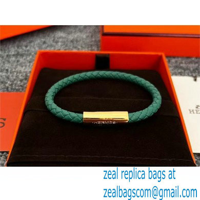 Hermes Goliath Code Bracelet green/gold