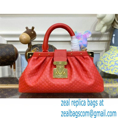 LOUIS VUITTON Monogram Clutch in supple calfskin RED M22327 2023