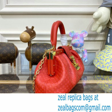 LOUIS VUITTON Monogram Clutch in supple calfskin RED M22327 2023