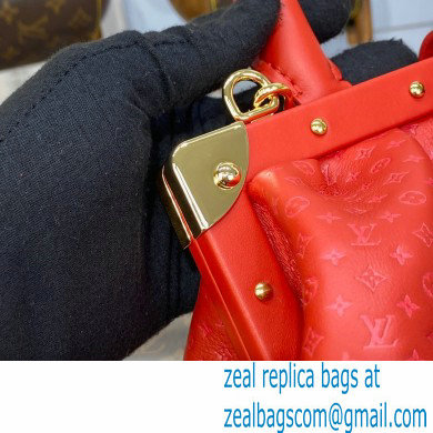 LOUIS VUITTON Monogram Clutch in supple calfskin RED M22327 2023