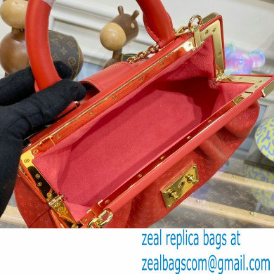 LOUIS VUITTON Monogram Clutch in supple calfskin RED M22327 2023