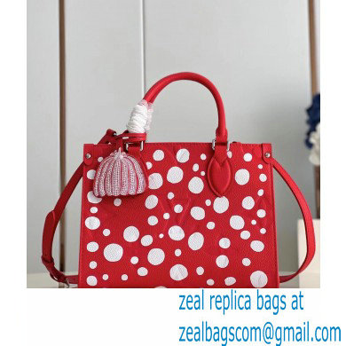 LV x YK RED DOT OnTheGo PM TOTE BAG M46412 2023
