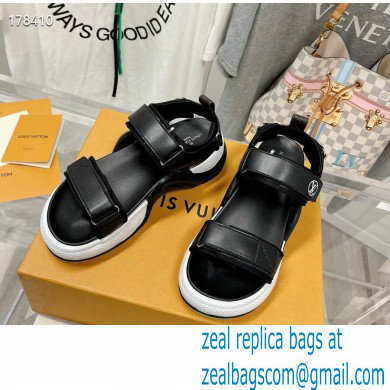 Louis Vuitton LV Archlight Flat Sandals black 2023