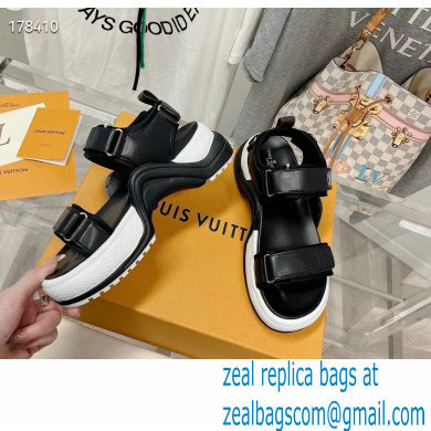 Louis Vuitton LV Archlight Flat Sandals black 2023