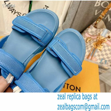 Louis Vuitton LV Archlight Flat Sandals blue 2023