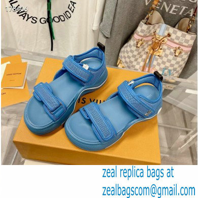 Louis Vuitton LV Archlight Flat Sandals blue 2023