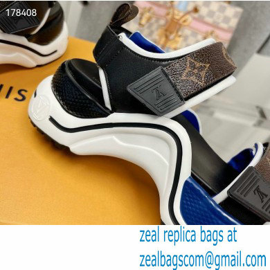 Louis Vuitton LV Archlight Flat Sandals monogram/blue 2023